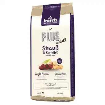Zooplus 12,5kg bosch Plus Struisvogel & Aardappel Hondenvoer aanbieding