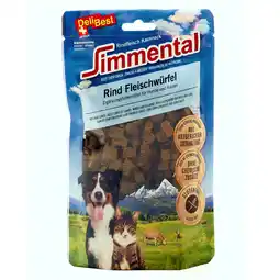 Zooplus 2x180g Simmental Rundvlees Blokjes DeliBest Hondensnacks aanbieding
