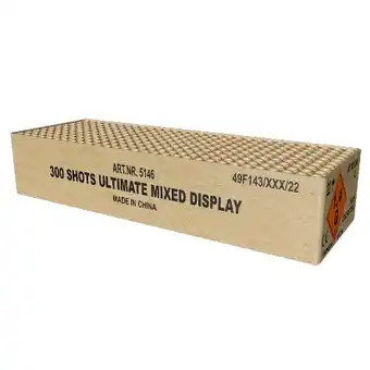 Huisman Vuurwerk 300sh. Ultimate Mixed Display aanbieding