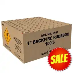 Huisman Vuurwerk Backfire Rudebox aanbieding
