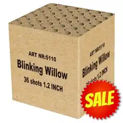 Huisman Vuurwerk Blinking Willow aanbieding