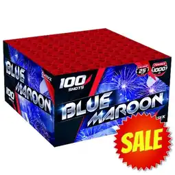 Huisman Vuurwerk Blue Maroon aanbieding