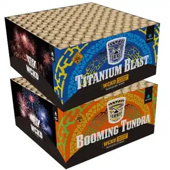 Huisman Vuurwerk Booming Tundra & Titanium Blast aanbieding
