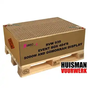 Huisman Vuurwerk Event Box Sodom and Gomorrah aanbieding