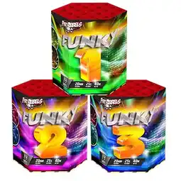 Huisman Vuurwerk Funky 3 aanbieding