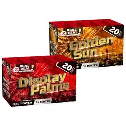 Huisman Vuurwerk Display Palms + Golden Sun aanbieding