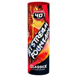 Huisman Vuurwerk Jet Stream Fountain aanbieding