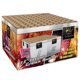 Huisman Vuurwerk Insane Crown Bomber aanbieding