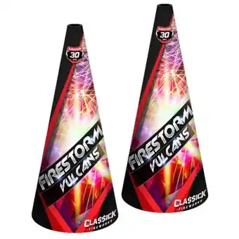 Huisman Vuurwerk Firestorm Vulcans (1+1 gratis) aanbieding