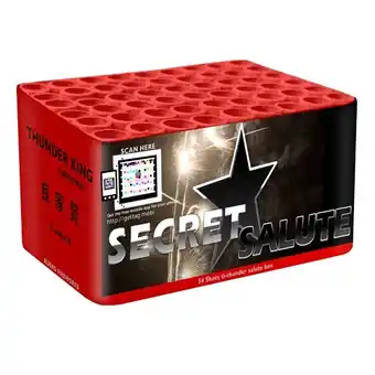 Huisman Vuurwerk Secret Salute aanbieding