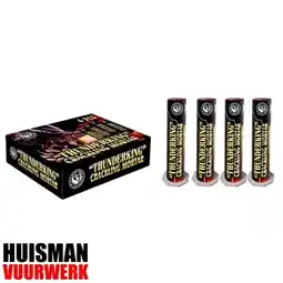 Huisman Vuurwerk Thunderking Crackling Mortar (1 pakje) aanbieding