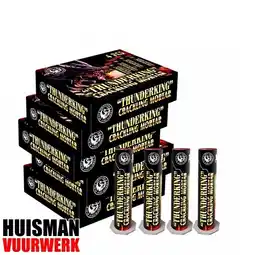 Huisman Vuurwerk Thunderking Crackling Mortar Actie (5 pakjes) aanbieding