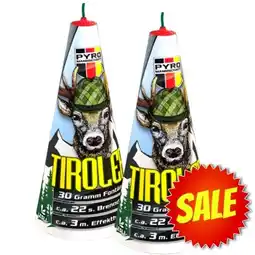 Huisman Vuurwerk Tiroler (1+1 gratis) aanbieding