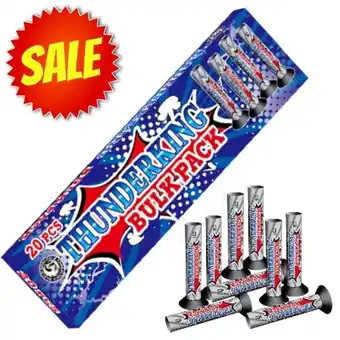 Huisman Vuurwerk Thunderking Crackling Bulkpack Actie (20st.) aanbieding