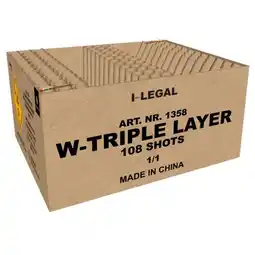Huisman Vuurwerk W-Triple Layer aanbieding