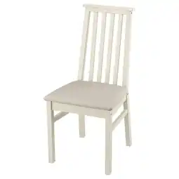 IKEA Ålhult Eetkamerstoel, beige/kabusa lichtbeige aanbieding