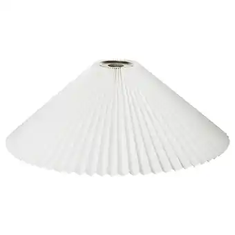 IKEA Kuddlava lampenkap: wit, geplooid plastic, conische vorm aanbieding