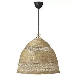 IKEA Torared / havsdjup Hanglamp, handgemaakt Zeegras/zwart, 55 cm aanbieding