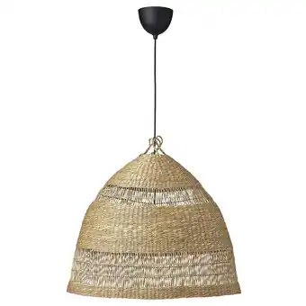 IKEA Torared / havsdjup Hanglamp, handgemaakt Zeegras/zwart, 55 cm aanbieding