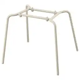 IKEA SkÅlsta Stoelonderstel, kokervormig metaal/licht grijsbeige aanbieding