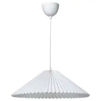 IKEA Kuddlava / havsdjup Hanglamp, geplisseerd wit, 59 cm aanbieding