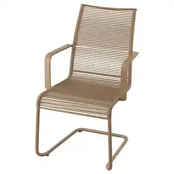 IKEA Moderne bruine vÄsman stoel, bruin, met hoge rugleuning en armleuningen aanbieding