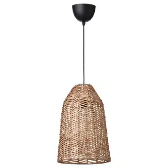 IKEA Kappeland / havsdjup Hanglamp, zwart/rotan, 29 cm aanbieding