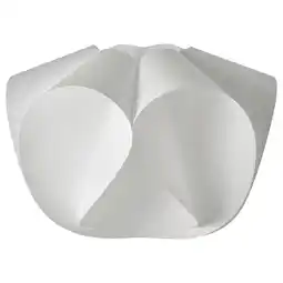 IKEA BÄcknate lamp: wit, zacht, bloemvormig, materiaal op petroleumbasis aanbieding