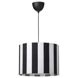 IKEA Ringsta / havsdjup Hanglamp, zwart/wit, 42 cm aanbieding