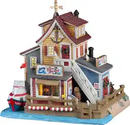 Intratuin Lemax Plymouth Corners kersthuisje rusty anchor (scheepshaven) 23,2 x 16,4 x 30,1 cm aanbieding