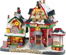 Intratuin Lemax Caddington Village kersthuisje teddy bear factory (speelgoedwinkel) 17,1 x 13,8 x 18,9 cm aanbieding