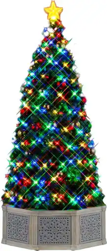Intratuin Lemax General kersthuisje have a blue christmas (kerstboom) 11,1 x 8 x 14,3 cm aanbieding