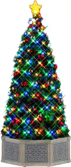 Intratuin Lemax General kersthuisje have a blue christmas (kerstboom) 11,1 x 8 x 14,3 cm aanbieding