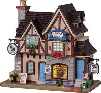 Intratuin Lemax Caddington Village kersthuisje hazels hideaway (hostel) 16,1 x 14,9 x 19,9 cm aanbieding