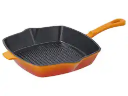 Lidl SILVERCREST Gietijzeren grillpan 24 cm aanbieding