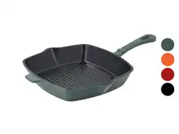 Lidl SILVERCREST Gietijzeren grillpan 24 cm aanbieding