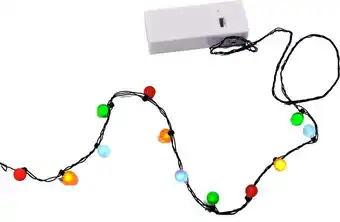 Intratuin LuVille kerstdorp verlichting lichtsnoer 65 cm multi aanbieding