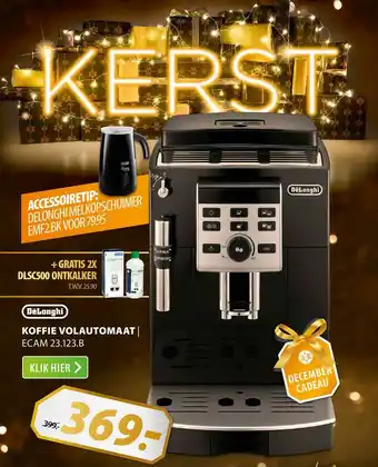 Expert DēLonghi Koffie Volautomaat | ECAM 23.123.B aanbieding