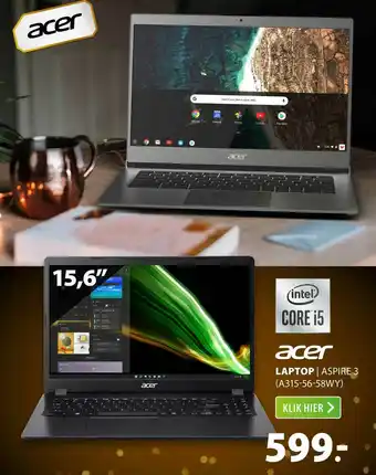 Expert Acer Laptop | Aspire 3 (A315-56-58WY) aanbieding