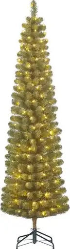 Intratuin Black Box kunstkerstboom Charlton met 120 lampjes warm wit D 53 H 185 cm aanbieding