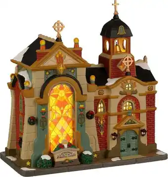 Intratuin Lemax Caddington Village kersthuisje Cathedral Of Eternal Light (kerk) 12,5 x 23,1 x 24,5 cm aanbieding