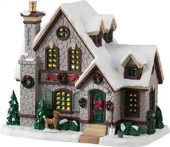 Intratuin Lemax Caddington Village kersthuisje white christmas (besneeuwd huisje) 11,8 x 18,5 x 16 cm aanbieding