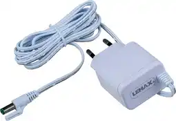 Intratuin Lemax kerstdorp adapter 1-voudig 4,5 v wit aanbieding