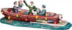 Intratuin Luville Originals kerstdorpminiatuur hulppieten sloep 19 x 7,5 x 6 cm aanbieding