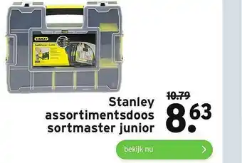 GAMMA Stanley Assortimentsdoos Sortmaster Junior aanbieding