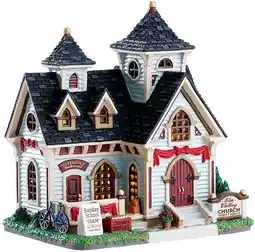 Intratuin Lemax Harvest Crossing kersthuisje valley church (kerk) 22,1 x 18,4 x 23,9 cm aanbieding