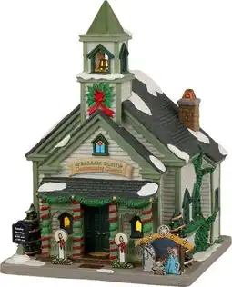 Intratuin Lemax Caddington Village kersthuisje balsam glen church (kerk) 22,9 x 17,4 x 23,1 cm aanbieding