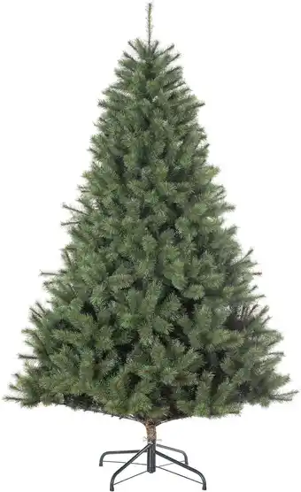 Intratuin Black Box kunstkerstboom Jade Deluxe D 137 H 215 cm aanbieding