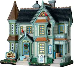 Intratuin Lemax Caddington Village kersthuisje noelles b&b (bed and breakfast) 24,9 x 15,4 x 27,1 cm aanbieding