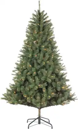 Intratuin Black Box kunstkerstboom Jade Deluxe met 440 lampjes warm wit D 150 H 230 cm aanbieding